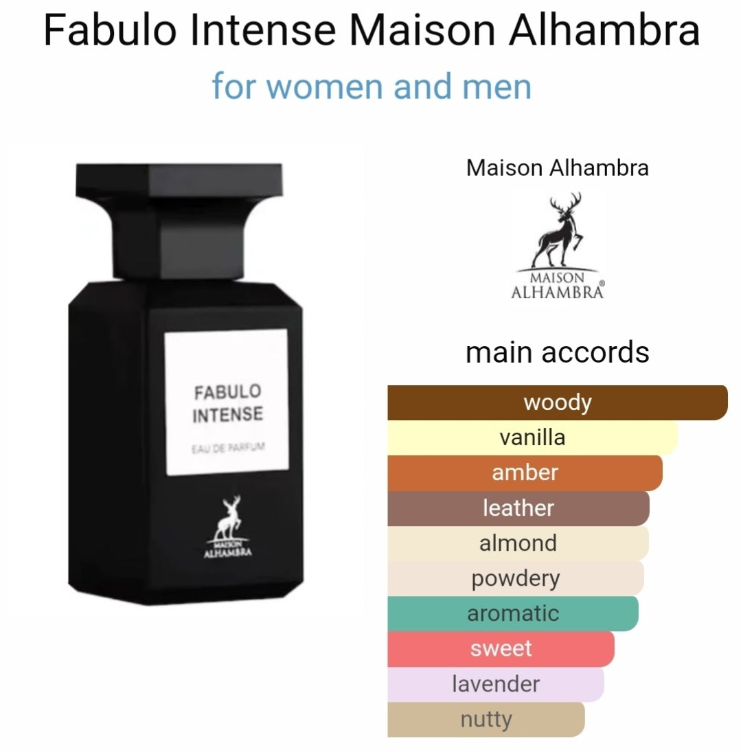 Fabulo Intense by Maison Alhambra EDP 80ml