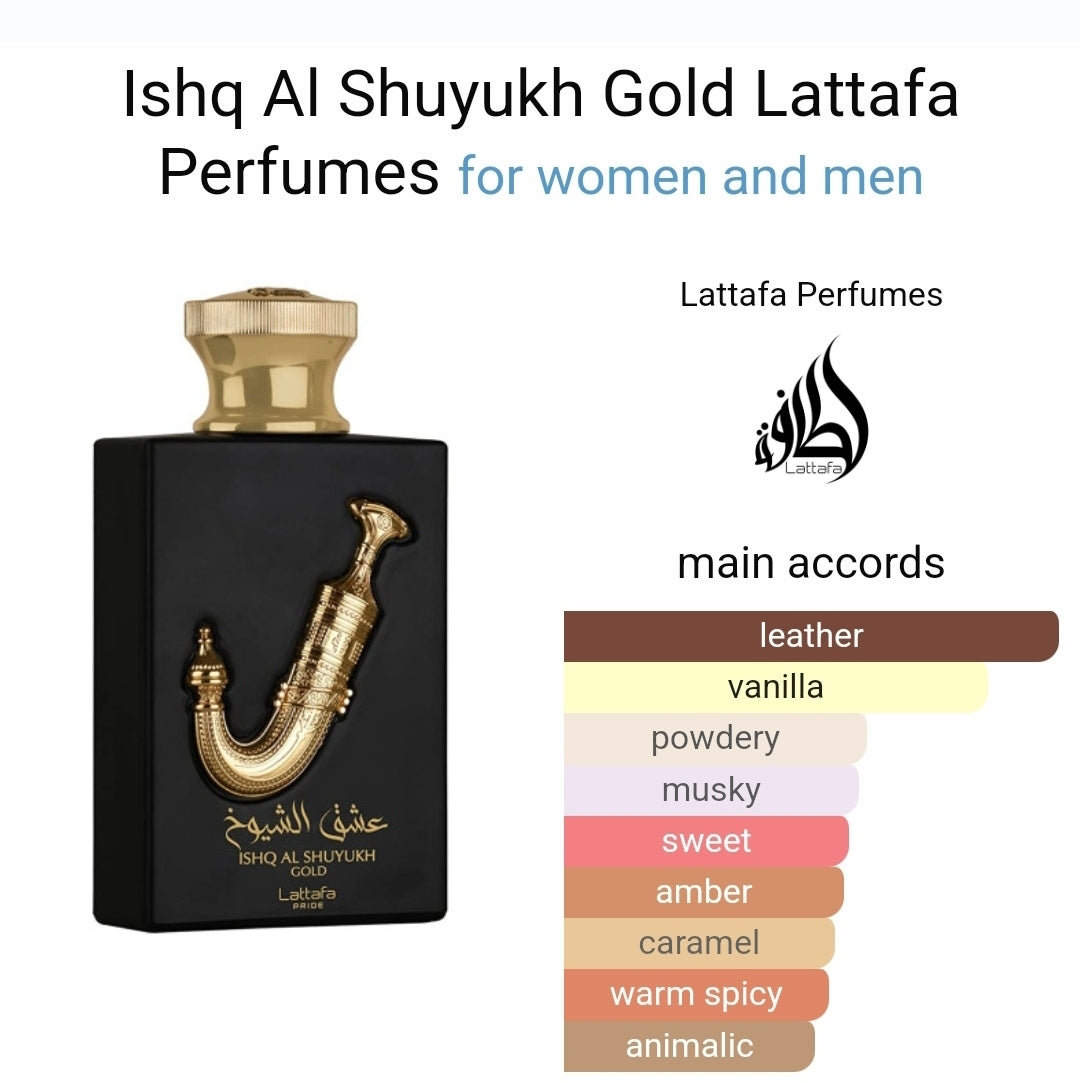 Ishq Al Shuyukh Gold Lattafa Perfumes 100ml