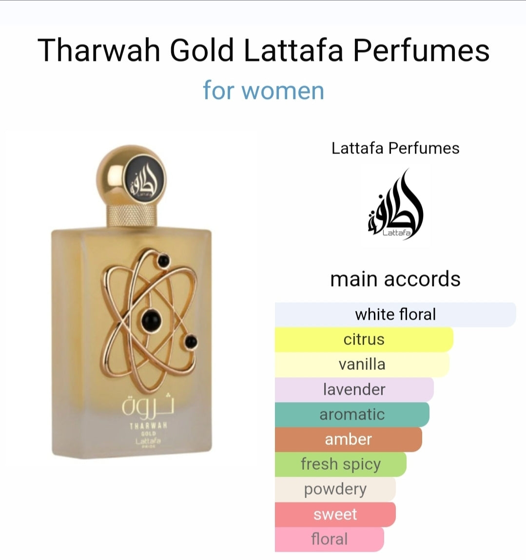 Tharwah Gold Lattafa Perfumes 100ml