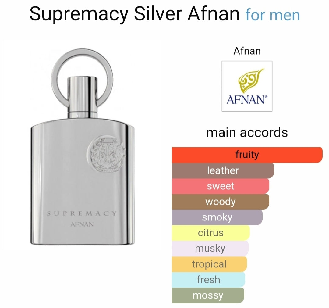 Supremacy Silver Afnan Perfumes 100ml