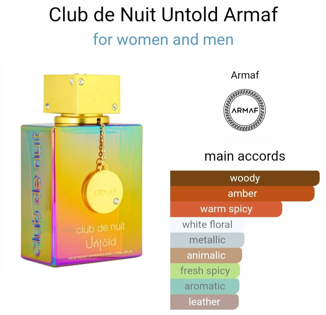 Club de Nuit Untold Armaf Perfumes