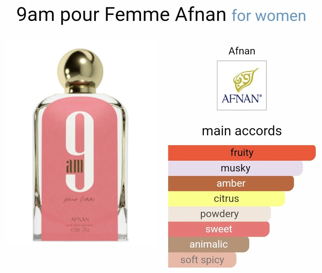 9AM Pour Femme by Afnan Perfumes