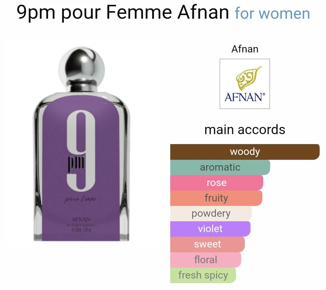 9PM Pour Femme by Afnan Perfumes