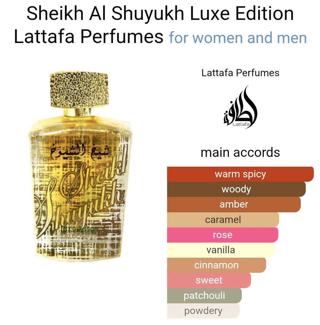 Sheikh Al Shuyukh Luxe Edition 100ml By Lattafa Perfumes