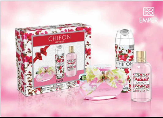 Chiffon by Emper 3 in 1 gift set