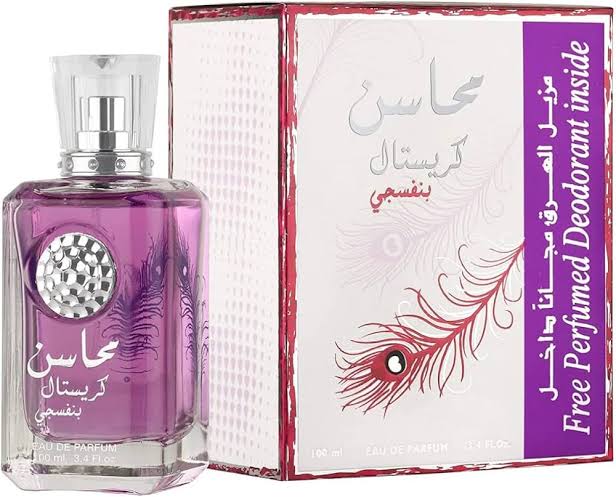 Mahasin Crystal Banafsaj By Lattafa Perfumes