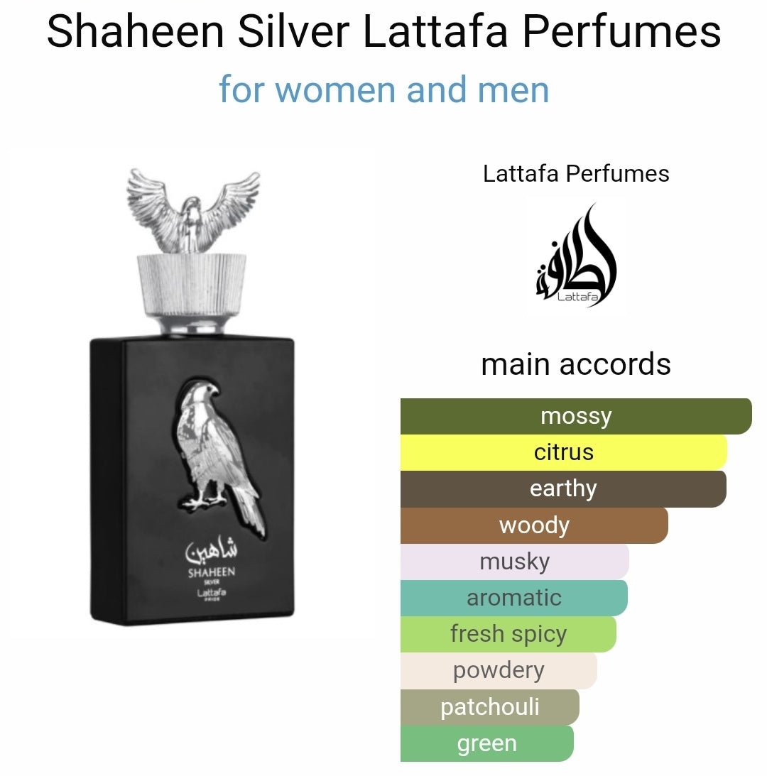 Shaheen Silver Lattafa Perfumes