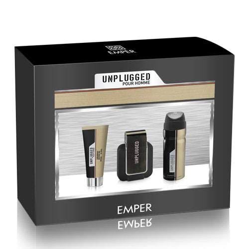 Unplugged Pour Homme gift set